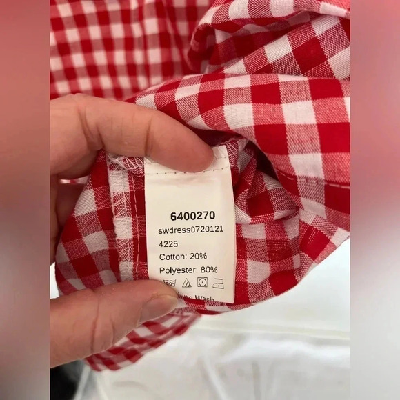 🍄Gingham red dress - Picture 4 of 6